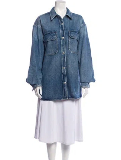 Pre-owned Agolde Denim Jacket In Blue