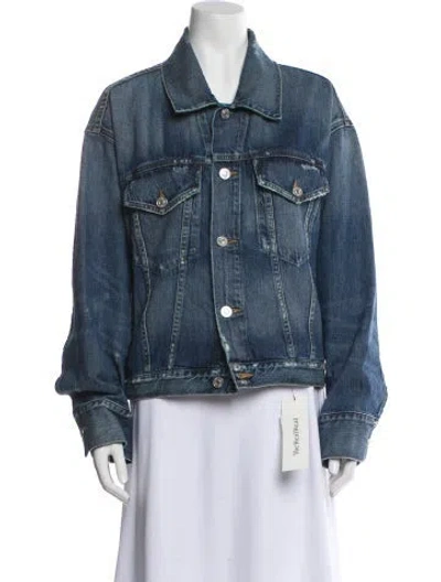 Pre-owned Agolde Denim Jacket In Blue
