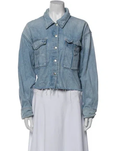 Pre-owned Agolde Denim Jacket In Blue