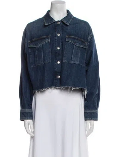 Pre-owned Agolde Denim Jacket In Blue