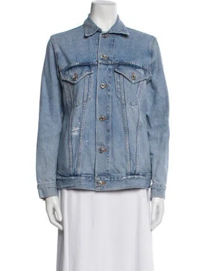 Pre-owned Agolde Denim Jacket In Blue