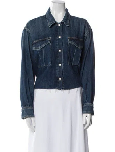 Pre-owned Agolde Denim Jacket In Blue