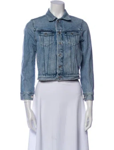 Pre-owned Agolde Denim Jacket In Blue