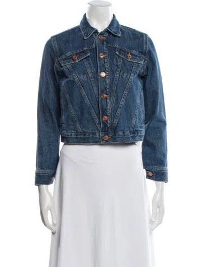 Pre-owned Agolde Denim Jacket In Blue