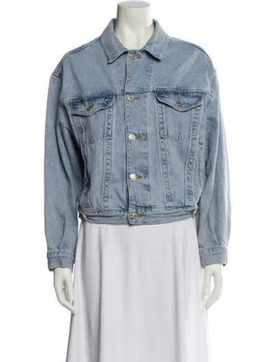 Pre-owned Agolde Denim Jacket In Blue