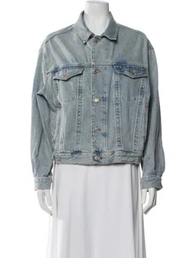 Pre-owned Agolde Denim Jacket In Blue