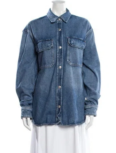 Pre-owned Agolde Denim Jacket In Blue