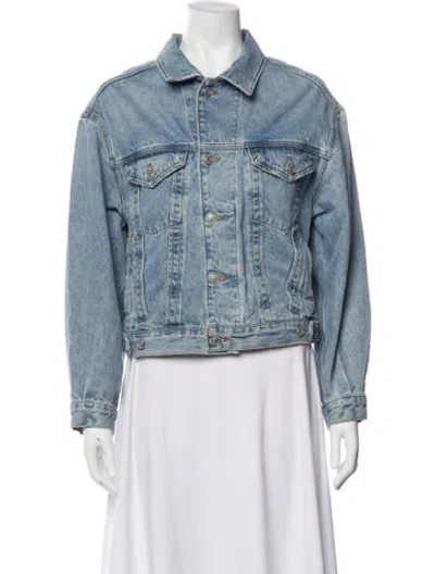 Pre-owned Agolde Denim Jacket In Blue