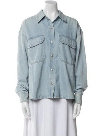 Pre-owned Agolde Denim Jacket In Blue