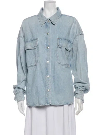 Pre-owned Agolde Denim Jacket In Blue