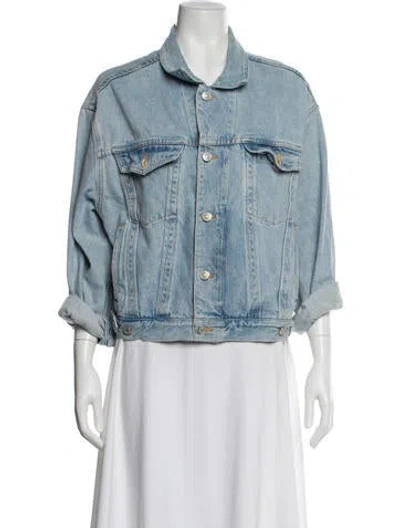 Pre-owned Agolde Denim Jacket In Blue