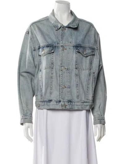Pre-owned Agolde Denim Jacket In Blue