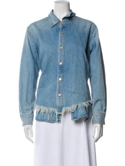 Pre-owned Agolde Denim Jacket In Blue