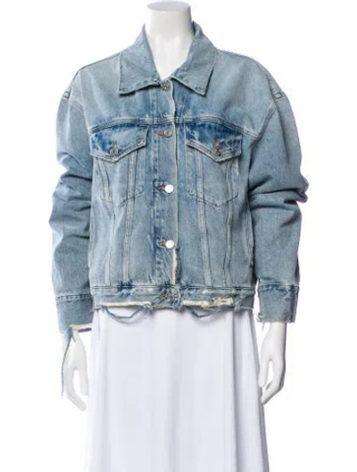 Pre-owned Agolde Denim Jacket In Blue