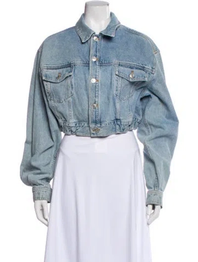 Pre-owned Agolde Denim Jacket In Blue