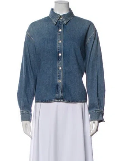 Pre-owned Agolde Denim Jacket In Blue