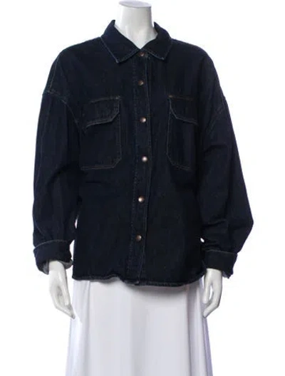 Pre-owned Agolde Denim Jacket In Blue