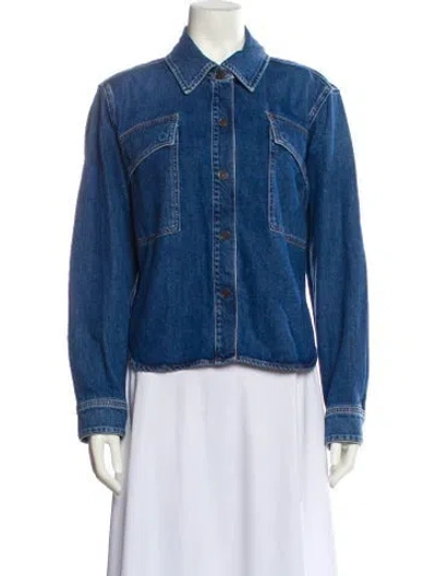 Pre-owned Agolde Denim Jacket In Blue