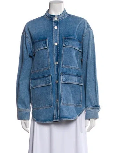 Pre-owned Agolde Denim Jacket In Blue