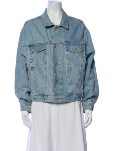 Pre-owned Agolde Denim Jacket In Blue