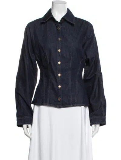 Pre-owned Agolde Denim Jacket In Blue