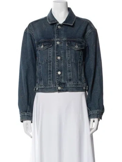Pre-owned Agolde Denim Jacket In Blue