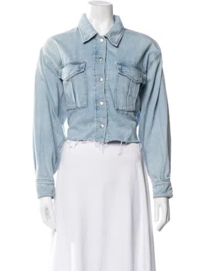 Pre-owned Agolde Denim Jacket In Blue