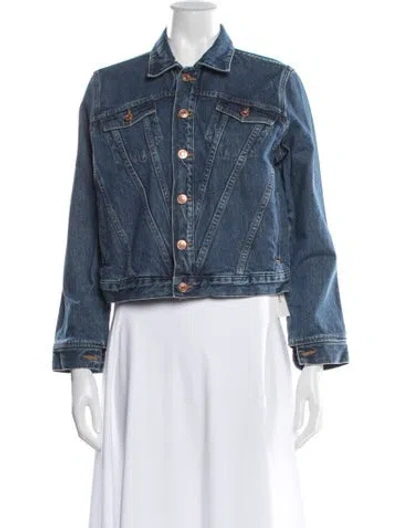 Pre-owned Agolde Denim Jacket In Blue