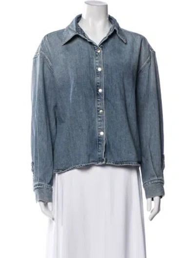 Pre-owned Agolde Denim Jacket In Blue