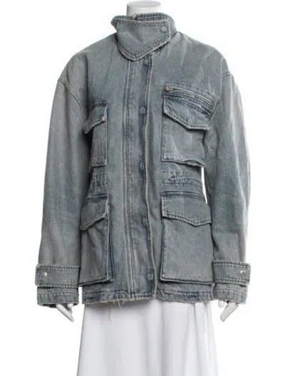 Pre-owned Agolde Denim Jacket In Blue