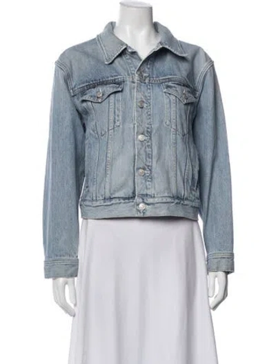 Pre-owned Agolde Denim Jacket In Blue