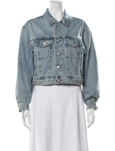 Pre-owned Agolde Denim Jacket In Blue