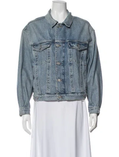 Pre-owned Agolde Denim Jacket In Blue