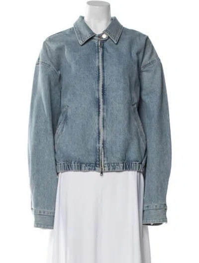 Pre-owned Agolde Denim Jacket In Blue