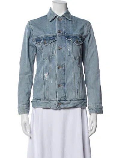 Pre-owned Agolde Denim Jacket In Blue