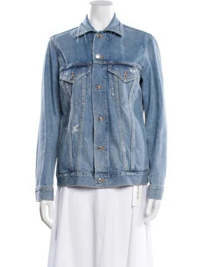Pre-owned Agolde Denim Jacket In Blue