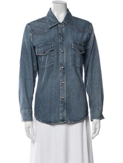 Pre-owned Agolde Denim Jacket In Blue