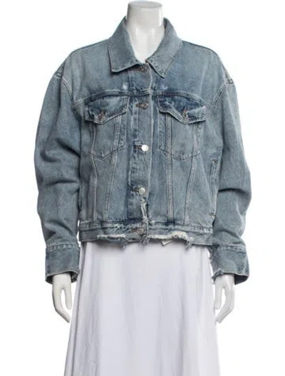 Pre-owned Agolde Denim Jacket In Blue