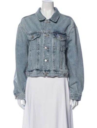 Pre-owned Agolde Denim Jacket In Blue
