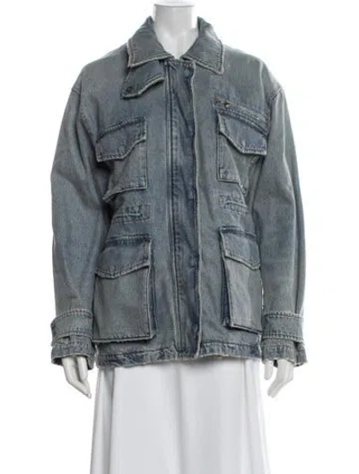 Pre-owned Agolde Denim Jacket In Blue