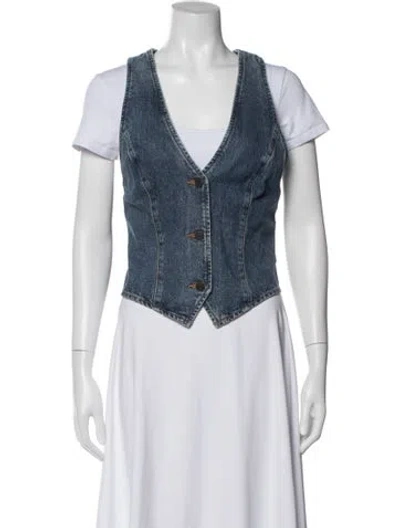 Pre-owned Agolde Denim Jacket In Blue