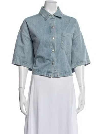 Pre-owned Agolde Denim Jacket In Blue