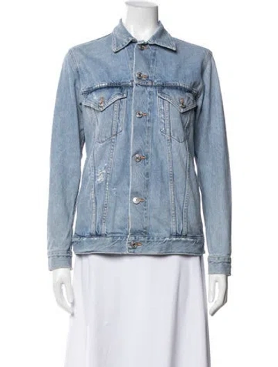 Pre-owned Agolde Denim Jacket In Blue