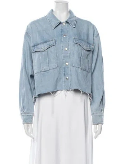Pre-owned Agolde Denim Jacket In Blue
