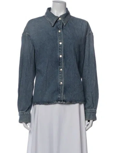 Pre-owned Agolde Denim Jacket In Blue