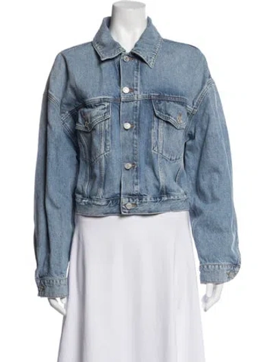 Pre-owned Agolde Denim Jacket In Blue