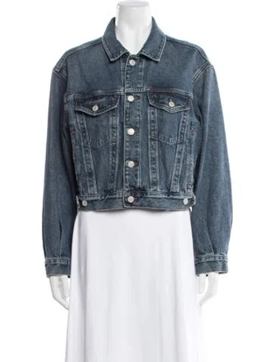 Pre-owned Agolde Denim Jacket In Blue