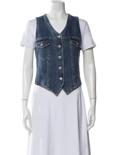 Pre-owned Agolde Denim Jacket In Blue