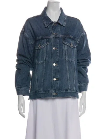 Pre-owned Agolde Denim Jacket In Blue