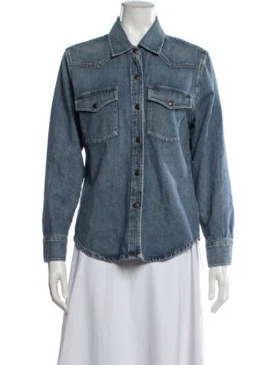 Pre-owned Agolde Denim Jacket In Blue